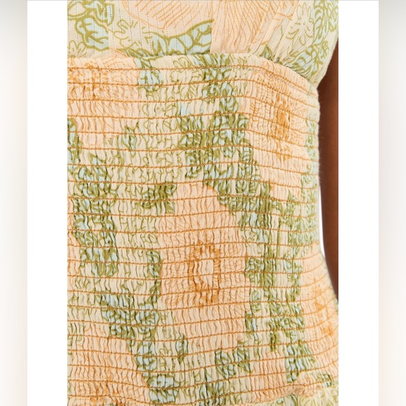 Free People Adriel Pastel Floral Tie-Shoulder Midi Dress - Picture 5 of 5